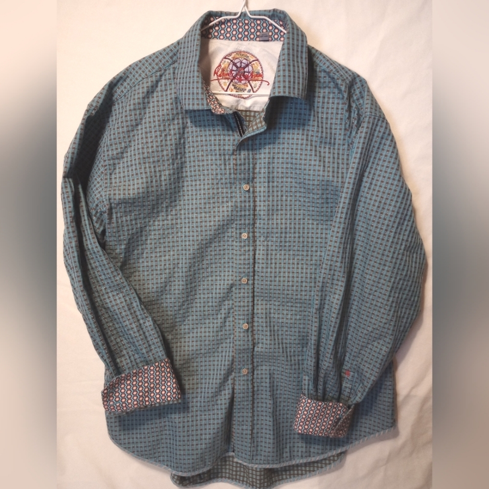 Robert Graham Men's 2XL Pattern Colorful Cuffs